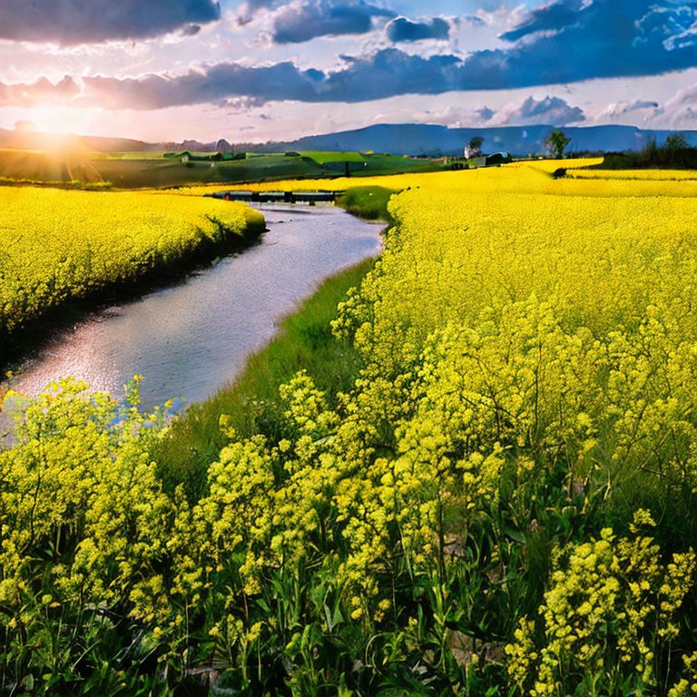 Natural rapeseed farming